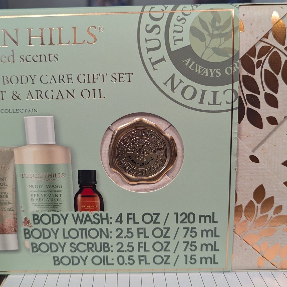 Body Care Gift Set - Spearmint & Argan Oil
